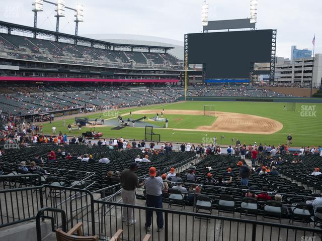 Seating view for Comerica Park Section 120