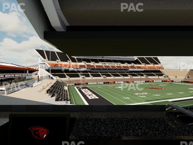 Seating view for Reser Stadium Section West Loge 42