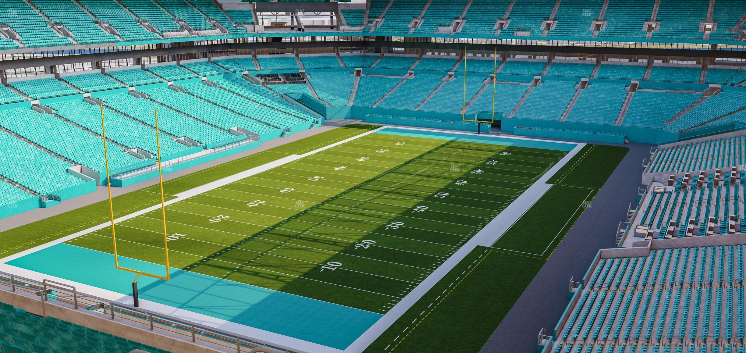 Seating view for Hard Rock Stadium Section 356