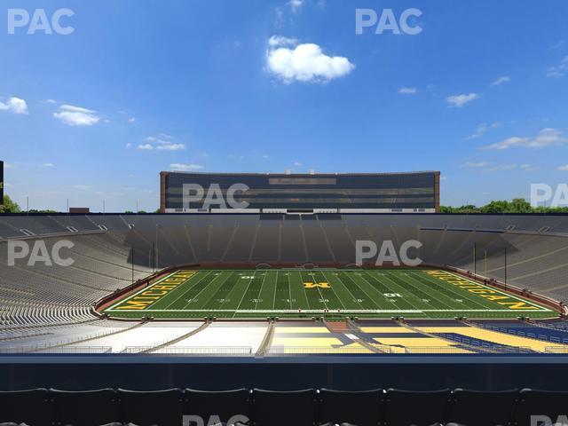 Seating view for Michigan Stadium Section 308