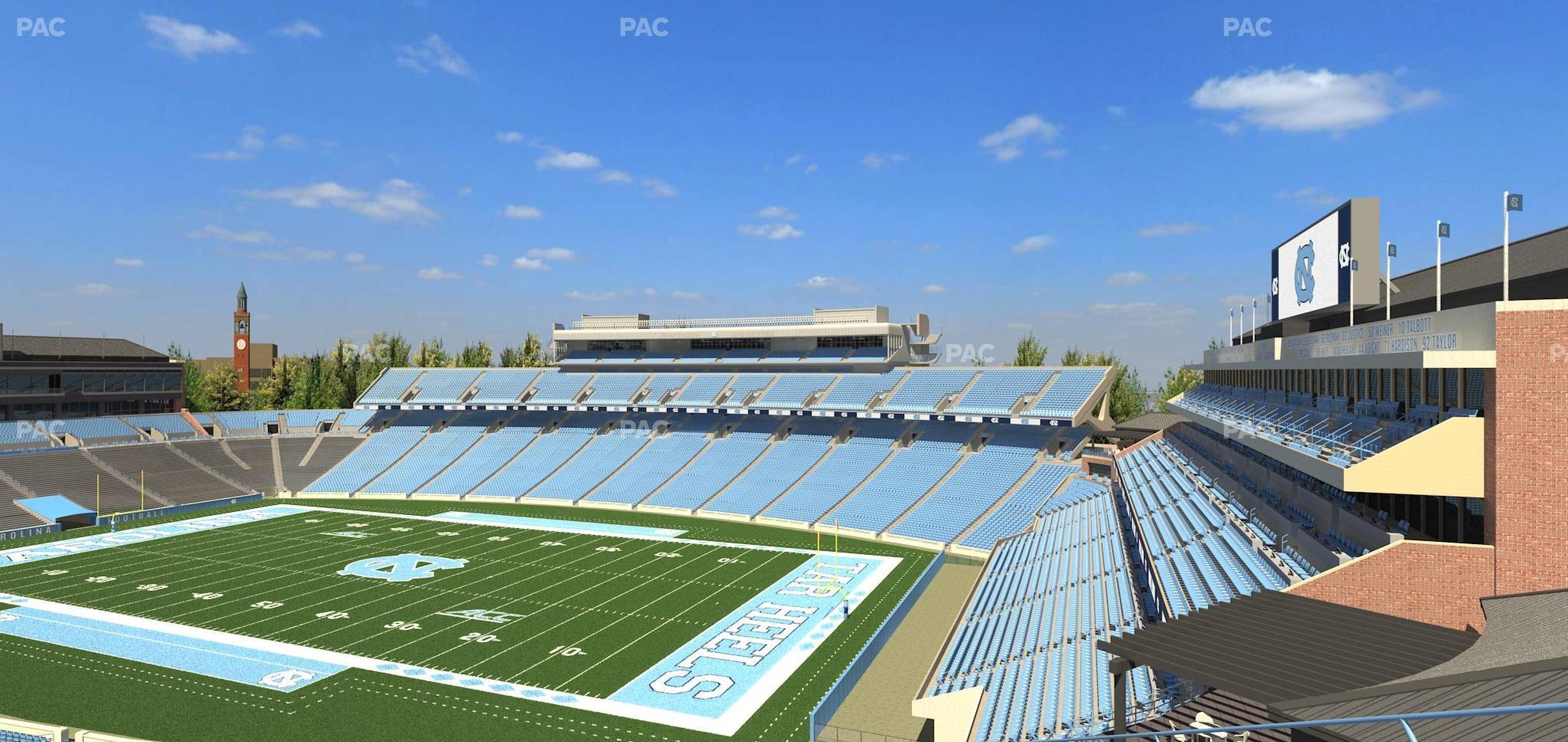 Seating view for Kenan Memorial Stadium Section 231