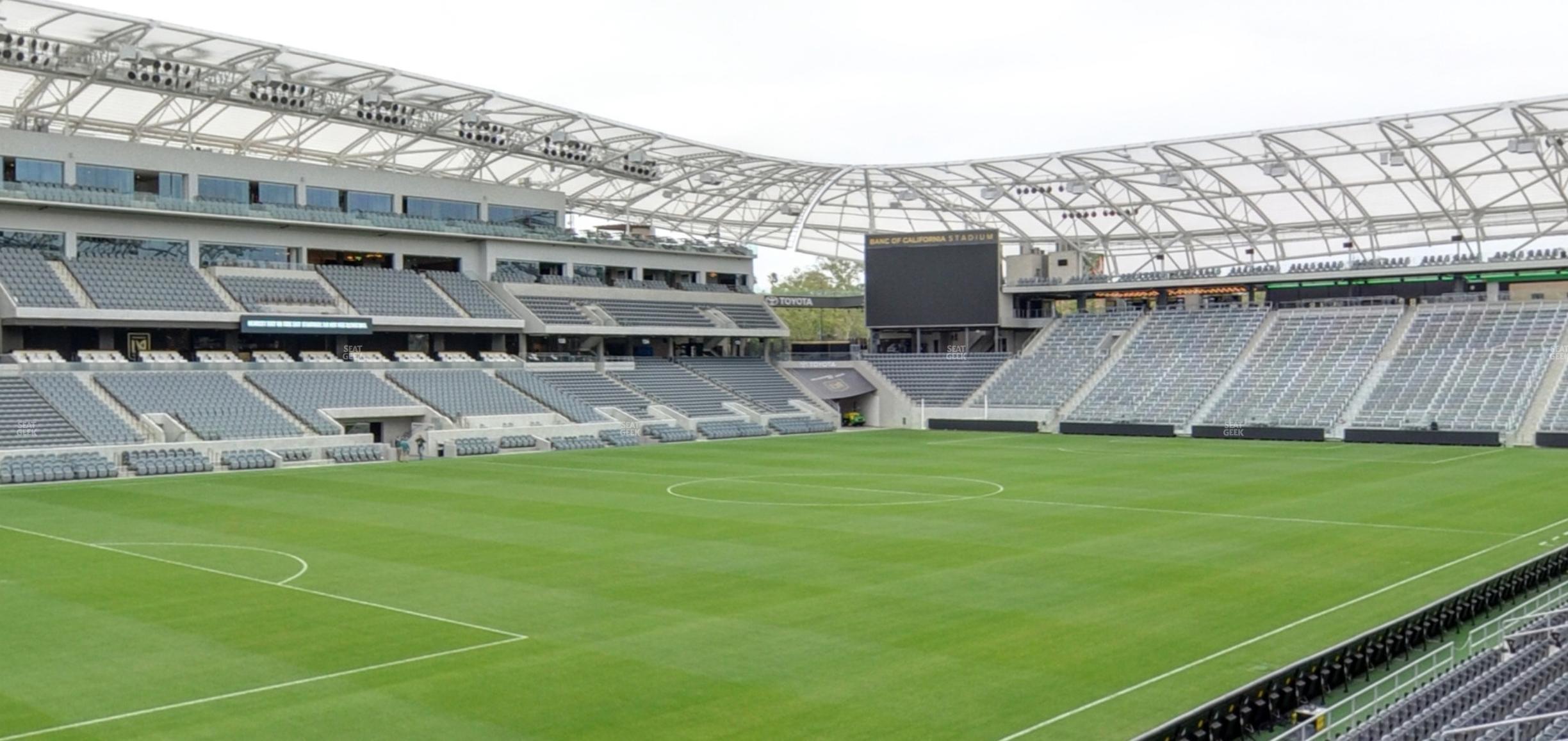 Seating view for BMO Stadium Section 118