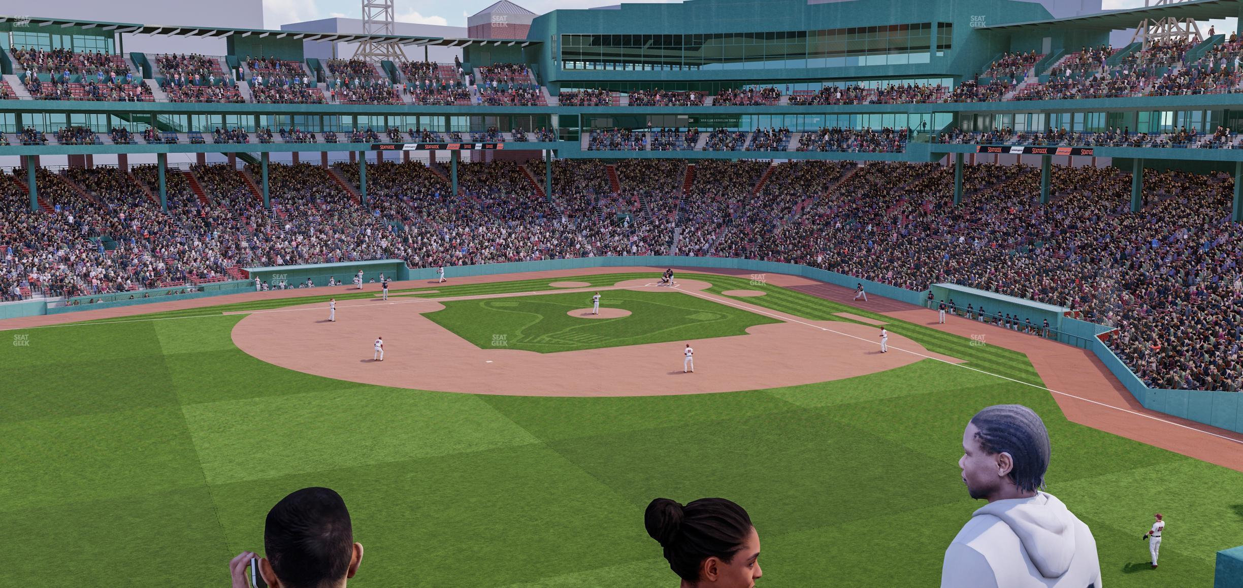 Seating view for Fenway Park Section Green Monster 8