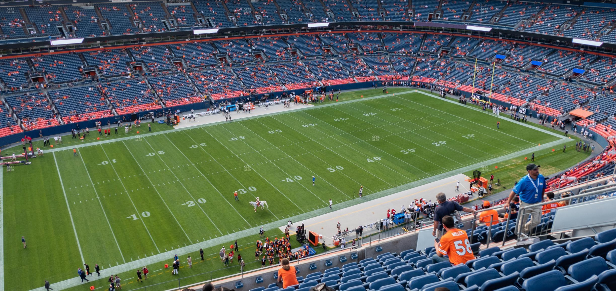 Seating view for Empower Field at Mile High Section 538