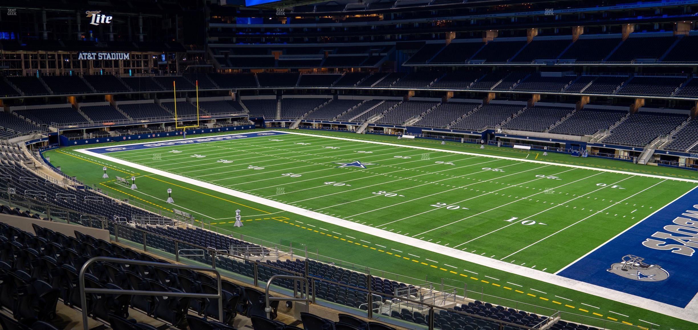 Seating view for AT&T Stadium Section 204