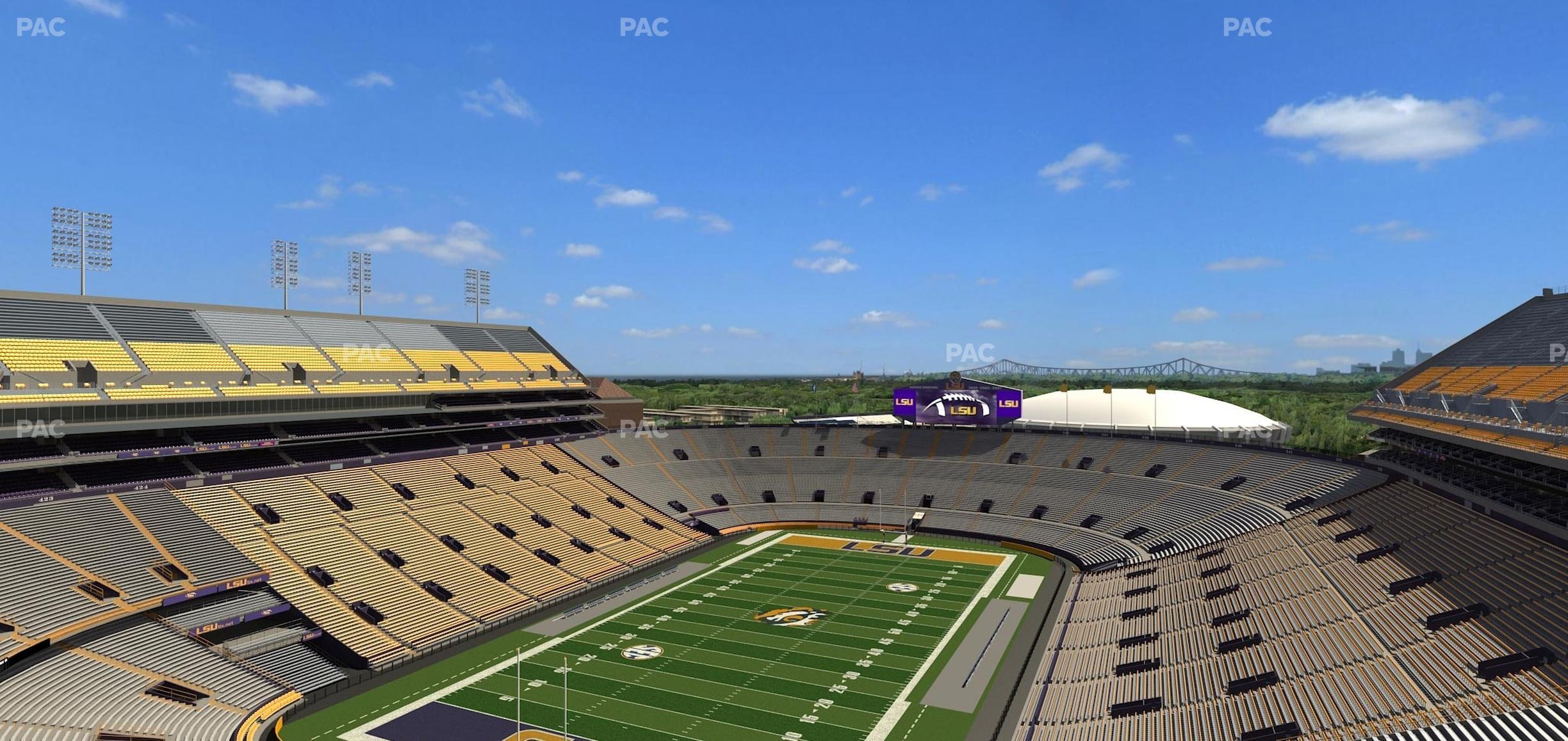 Seating view for Tiger Stadium Section Club 553