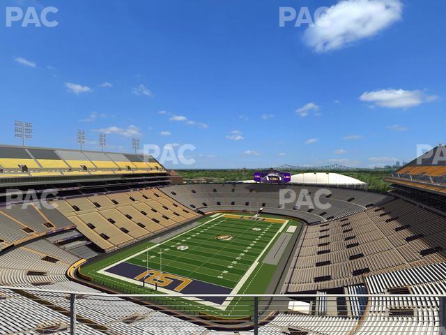 Seating view for Tiger Stadium Section Club 553