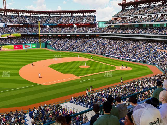 Seating view for Citizens Bank Park Section 231