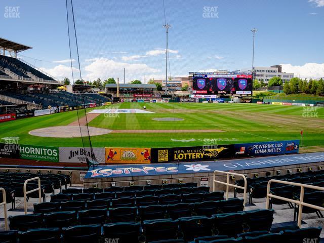 Seating view for Rio Grande Credit Union Field at Isotopes Park Section 108