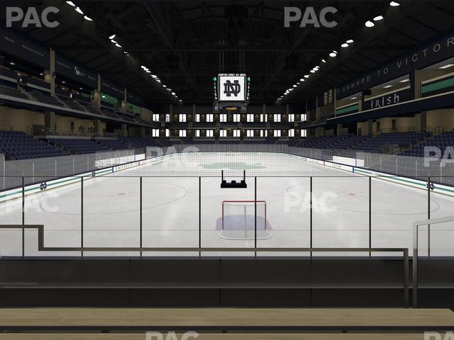 Seating view for Compton Family Ice Arena Section 4