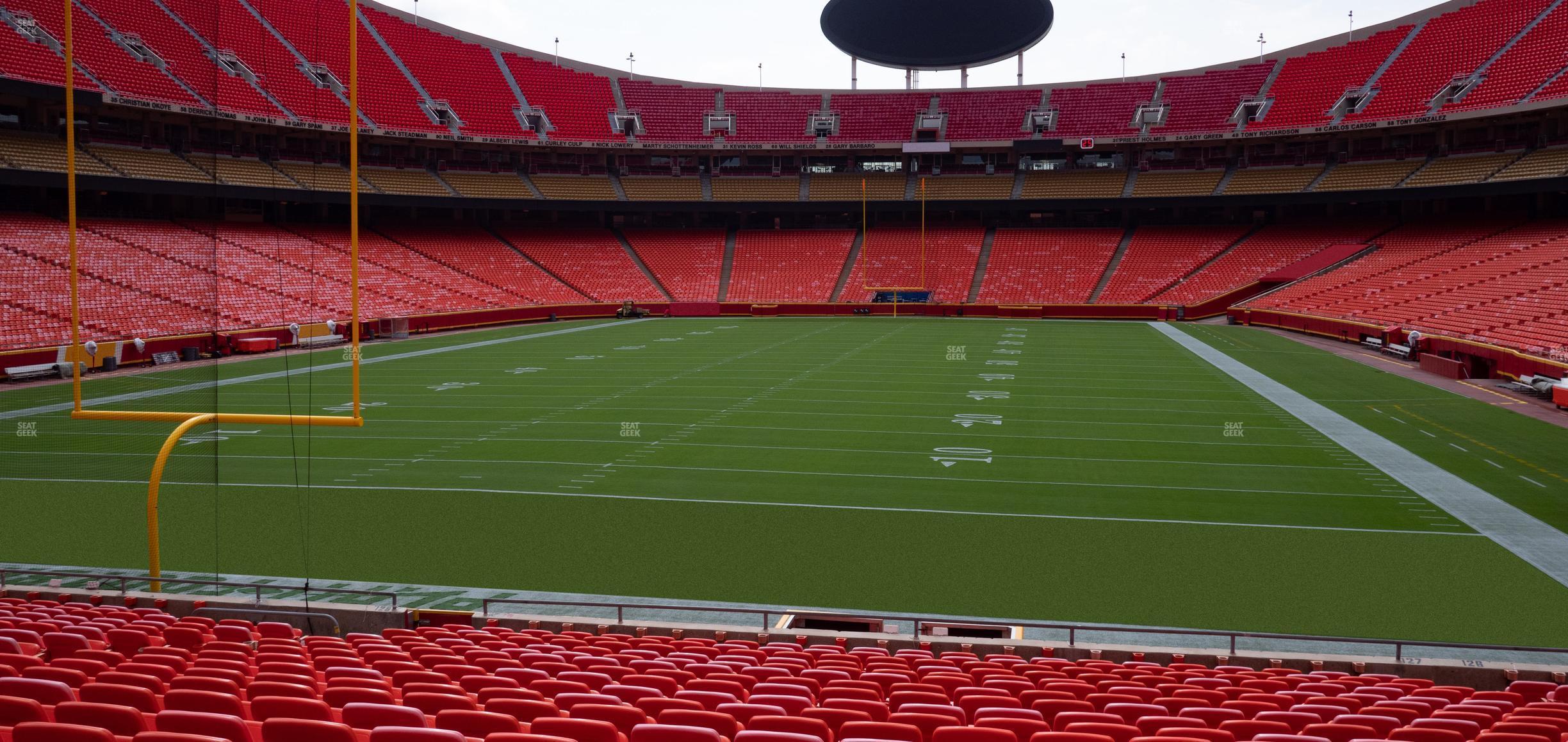 Seating view for GEHA Field at Arrowhead Stadium Section 127