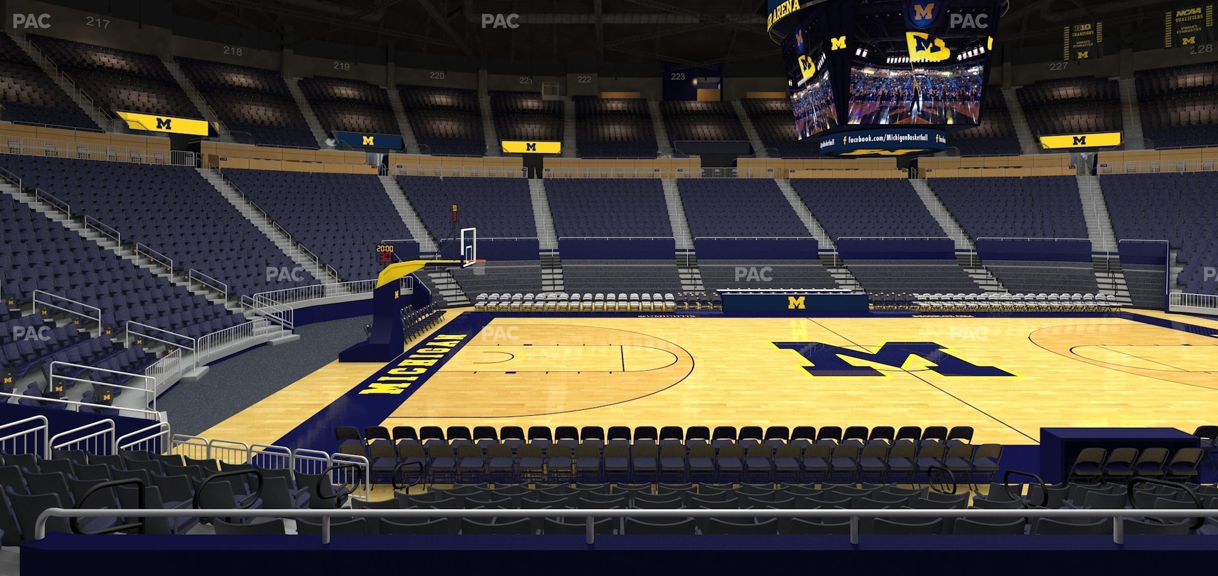 Seating view for Crisler Center Section 106