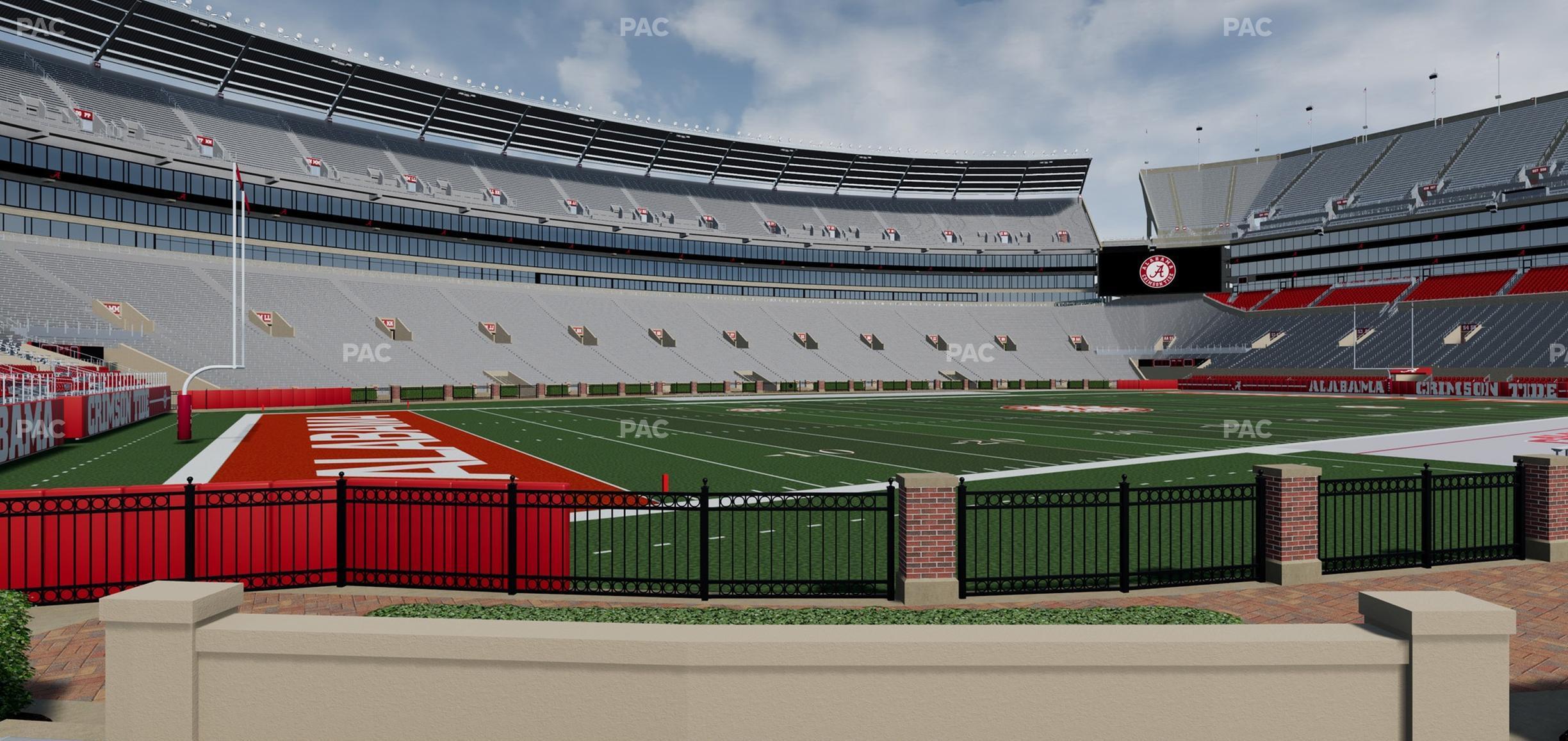 Seating view for Bryant Denny Stadium Section M