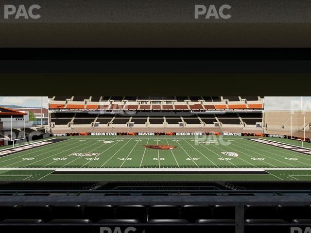 Seating view for Reser Stadium Section Box 17