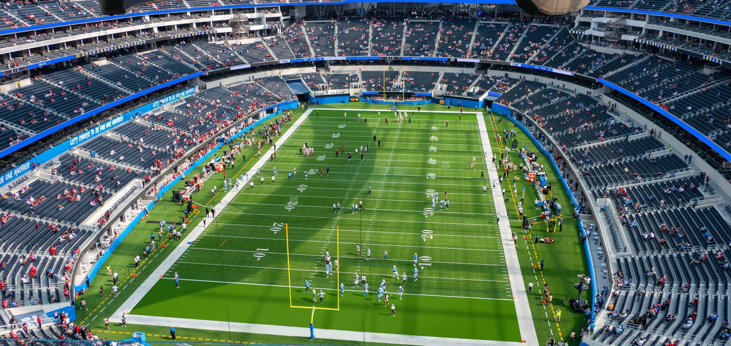 Seating view for SoFi Stadium Section 401