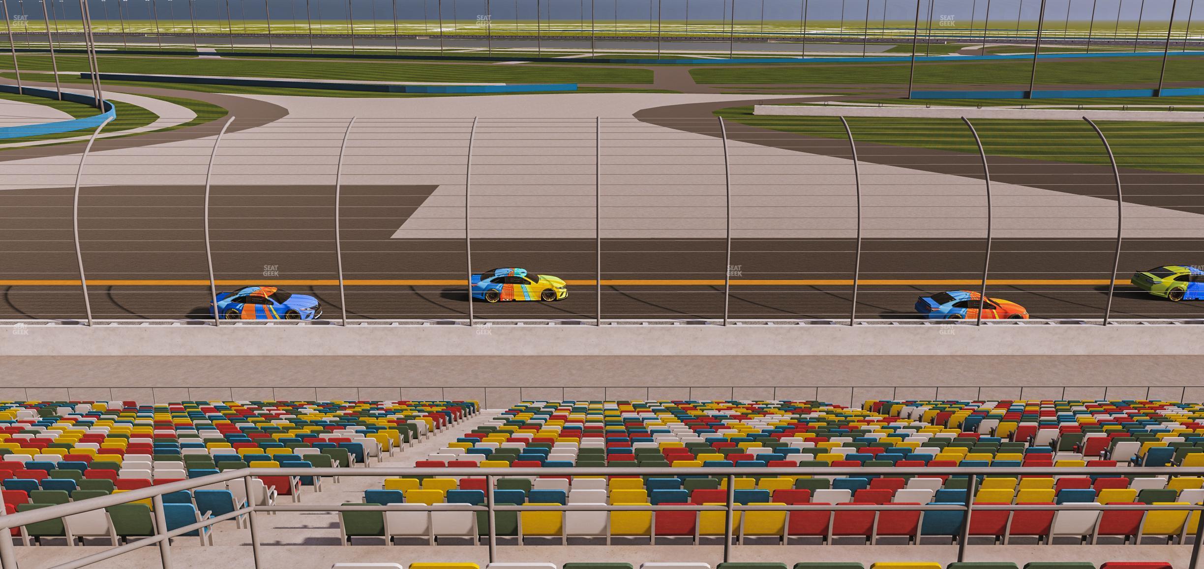 Seating view for Daytona International Speedway Section Back 181