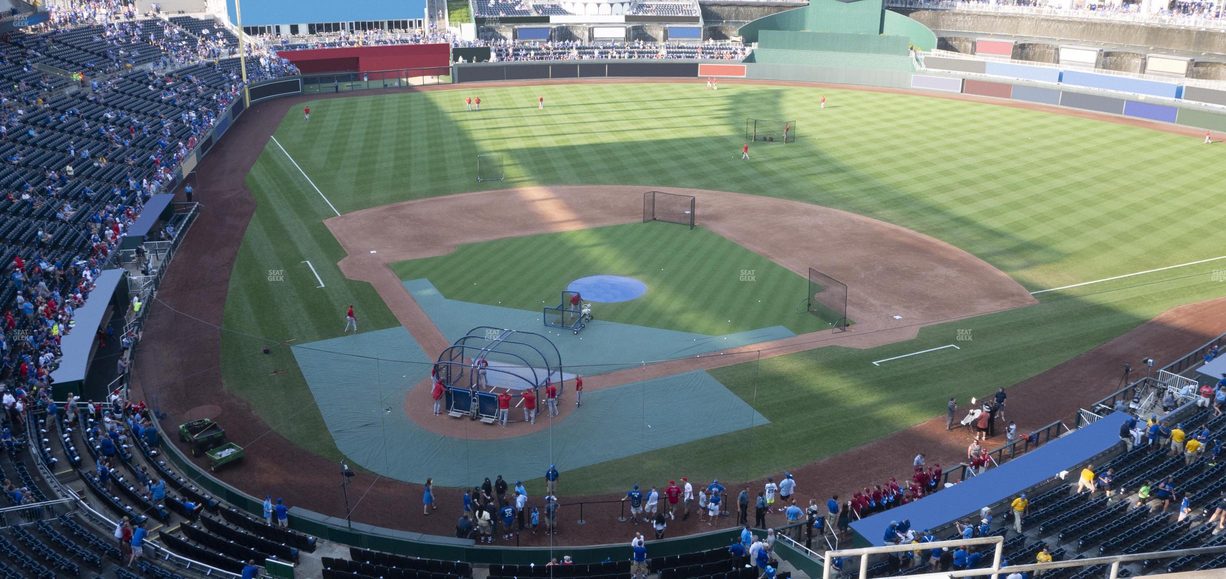 Seating view for Kauffman Stadium Section 423