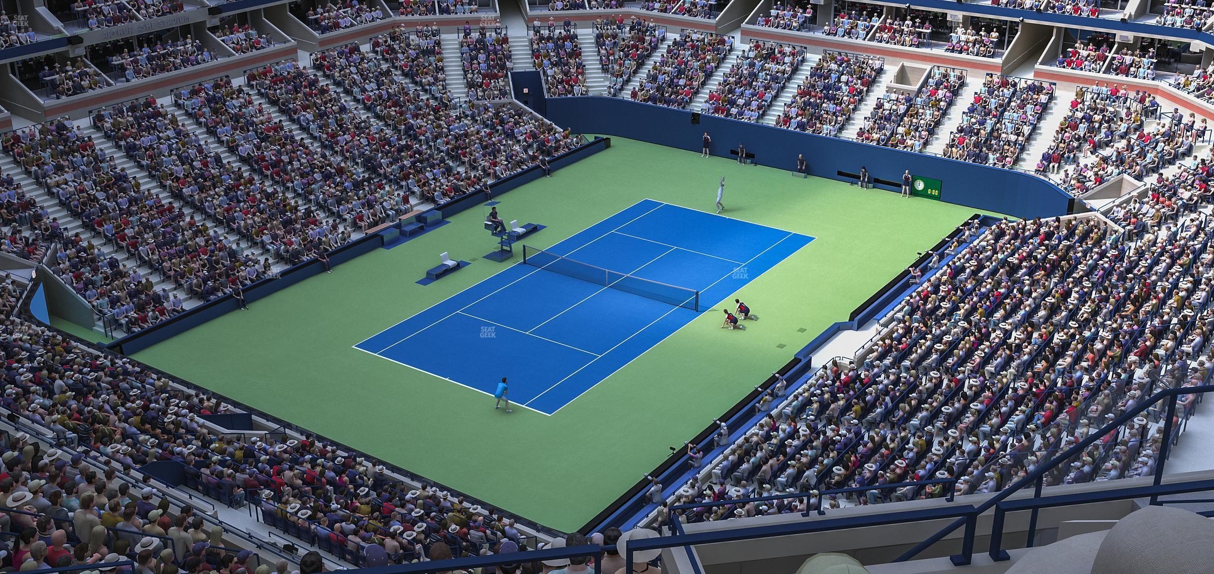 Seating view for Arthur Ashe Stadium Section 305