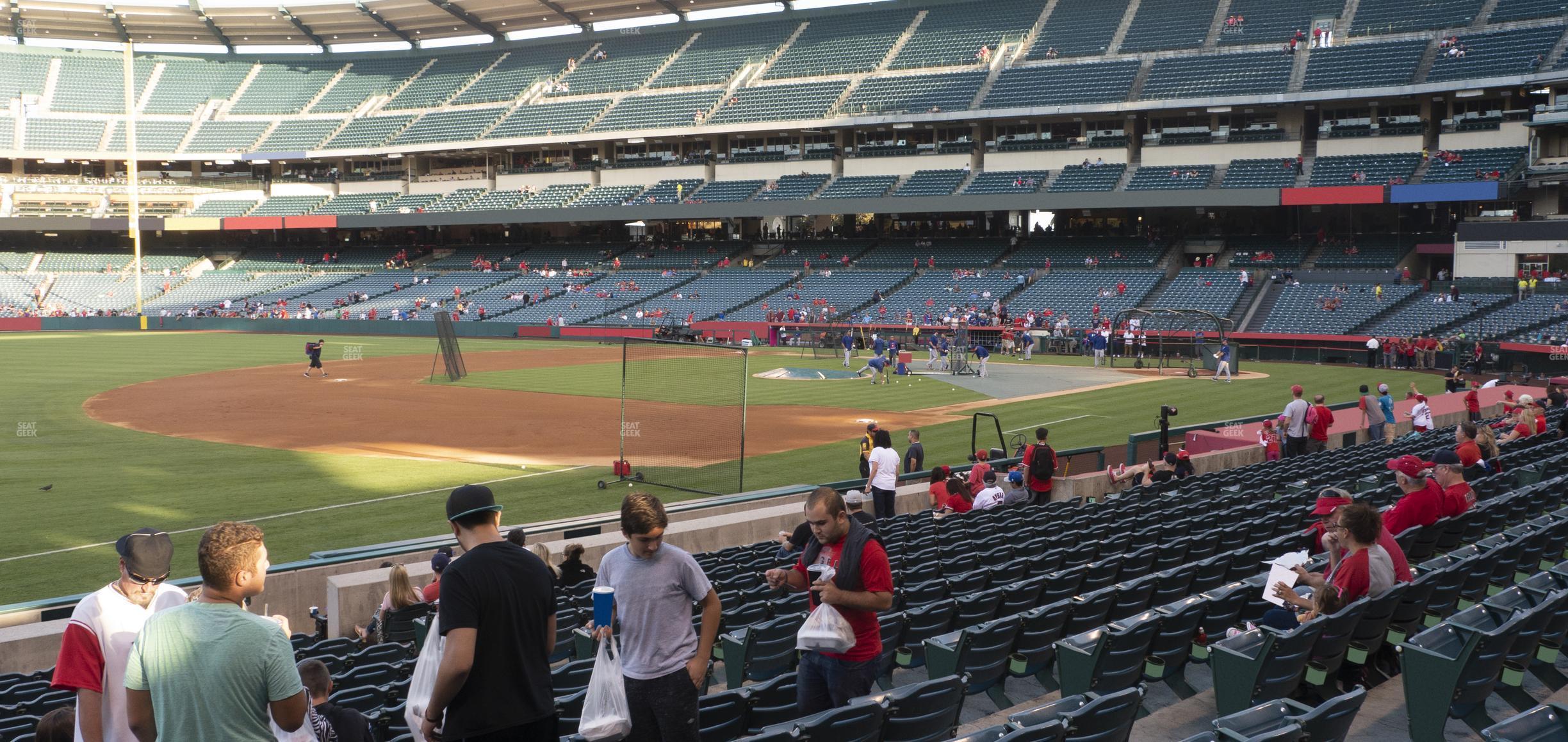 Seating view for Angel Stadium of Anaheim Section 108