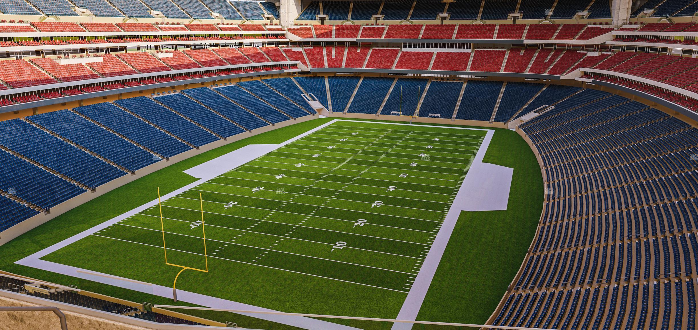 Seating view for NRG Stadium Section 544