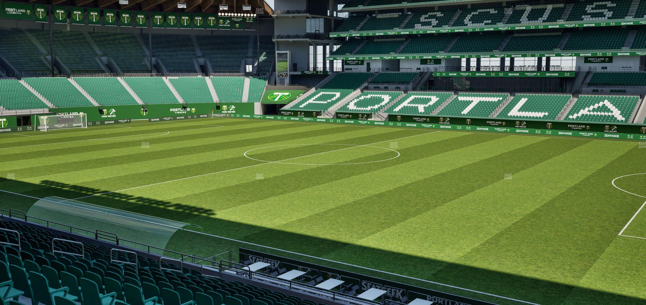 Seating view for Providence Park Section 121