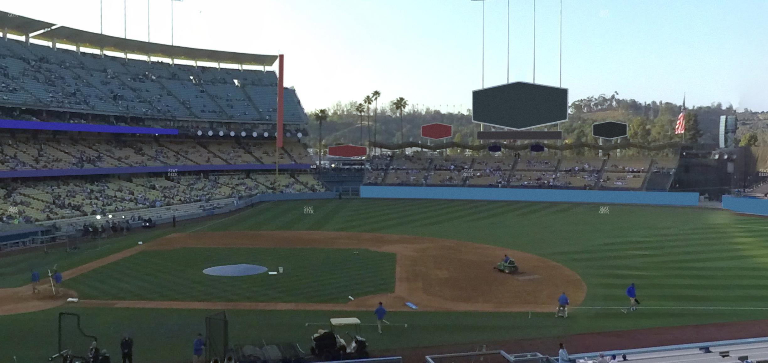 Seating view for Dodger Stadium Section 132 Lg