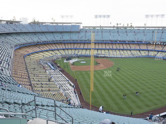 Seating view for Dodger Stadium Section 58 Rs