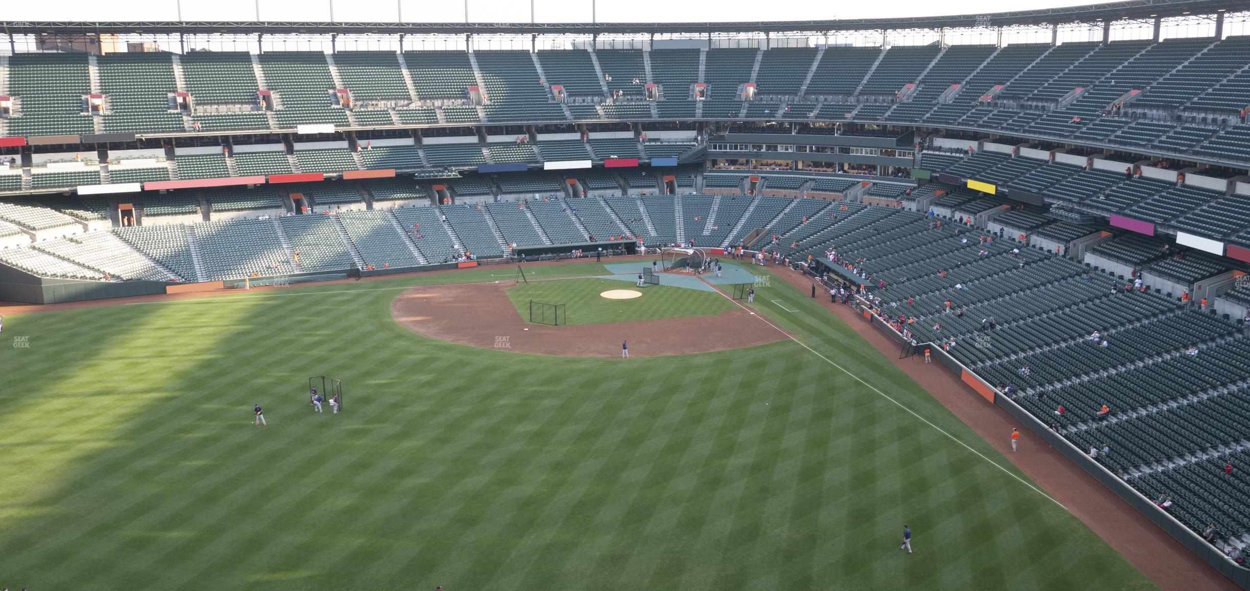 Seating view for Oriole Park at Camden Yards Section 386