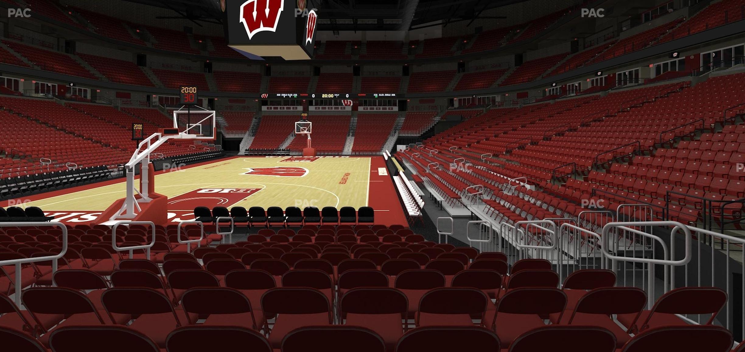 Seating view for Kohl Center Section 128