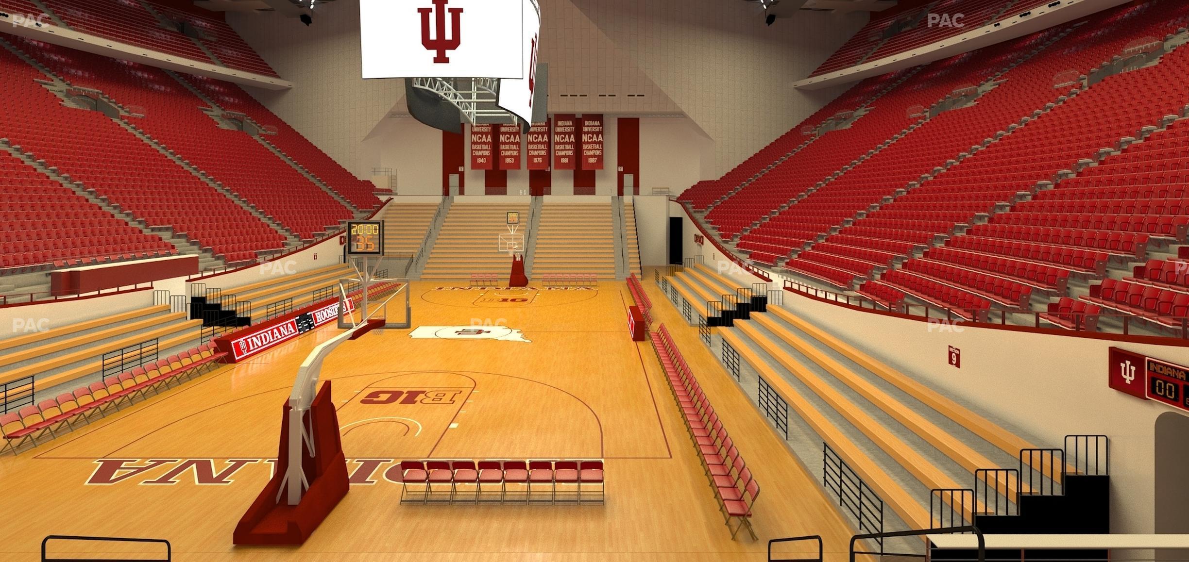 Seating view for Simon Skjodt Assembly Hall Section 10