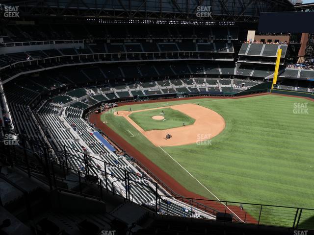 Seating view for Globe Life Field Section 323