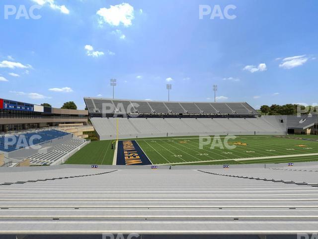 Seating view for Mountaineer Field at Milan Puskar Stadium Section 122