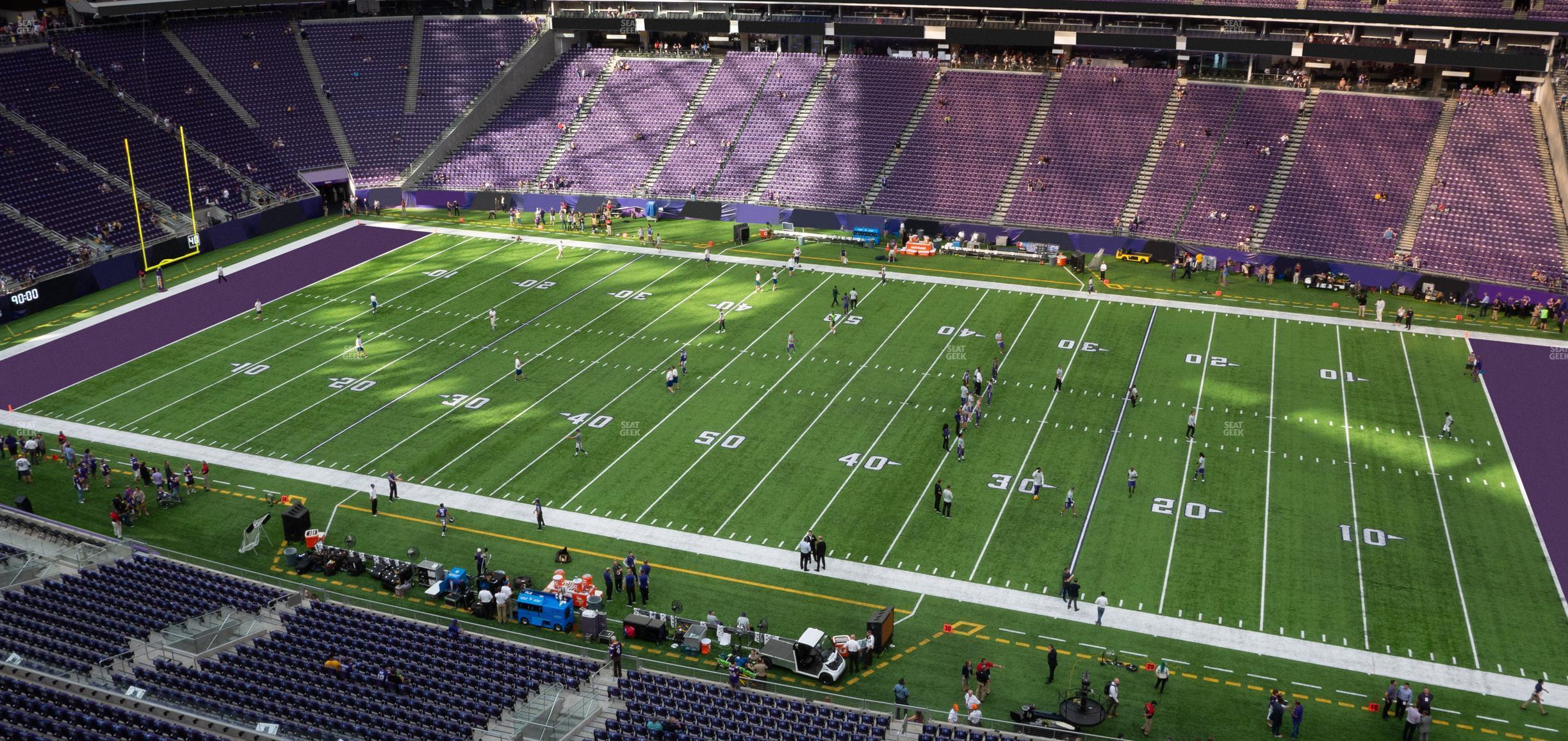 Seating view for U.S. Bank Stadium Section 338