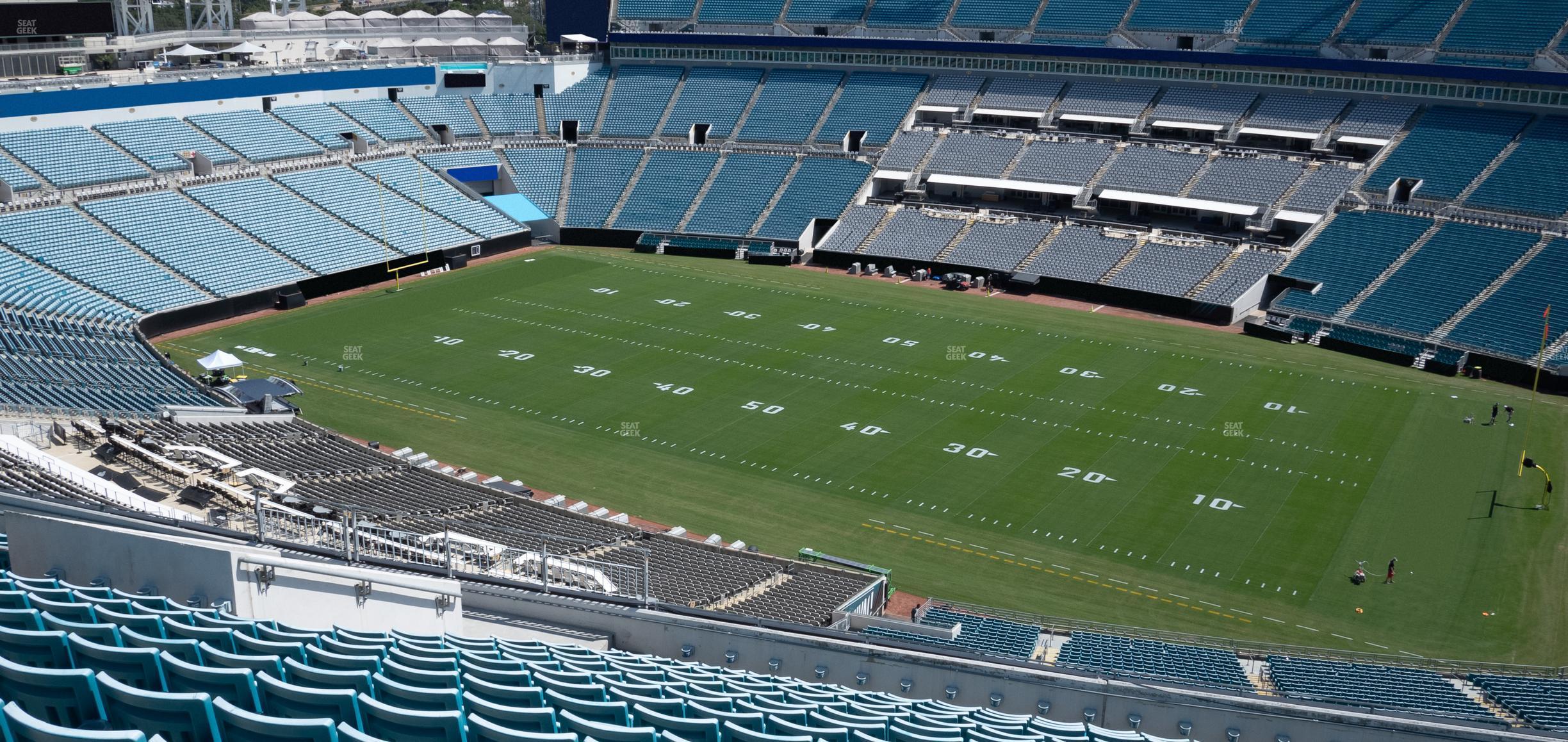 Seating view for EverBank Stadium Section 405