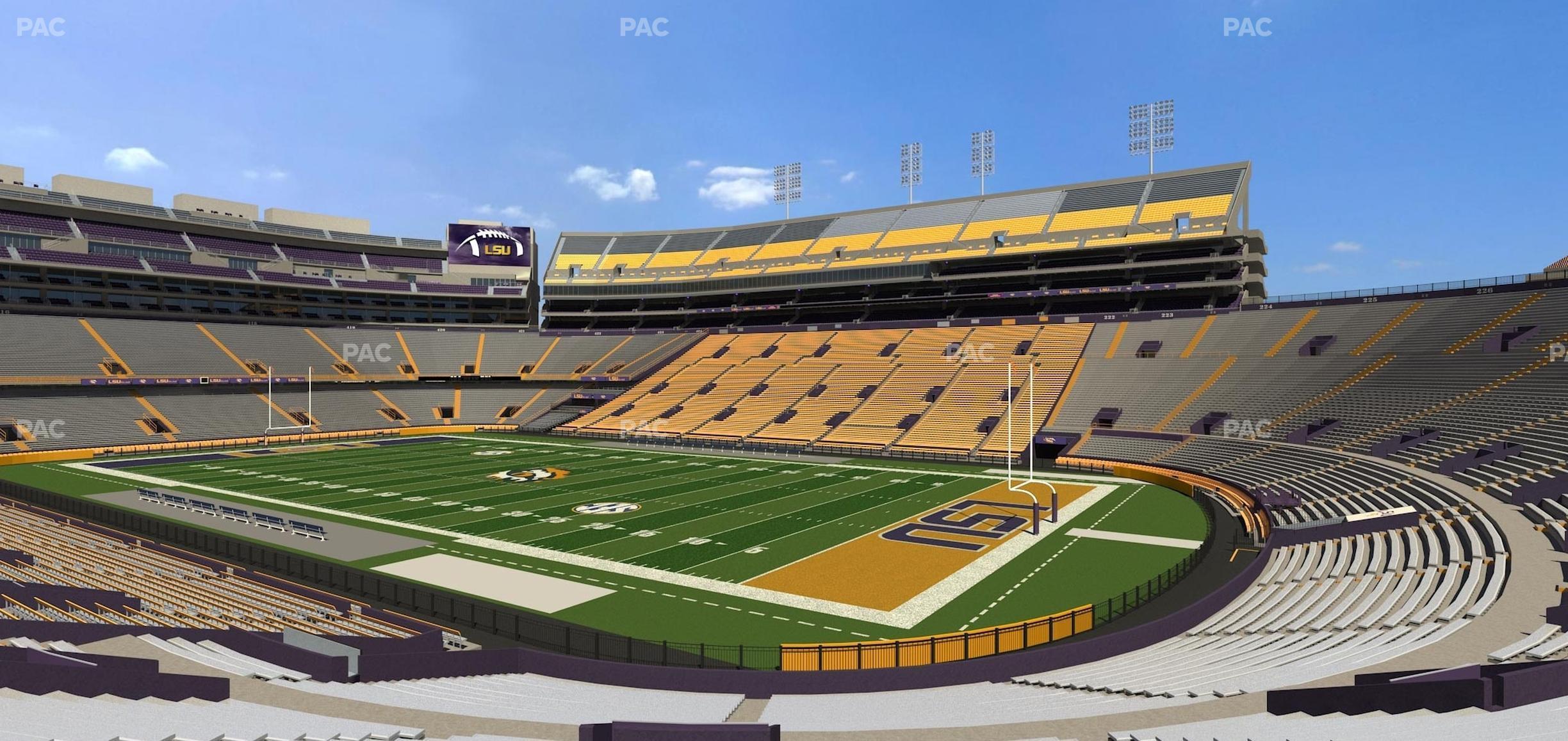 Seating view for Tiger Stadium Section 212