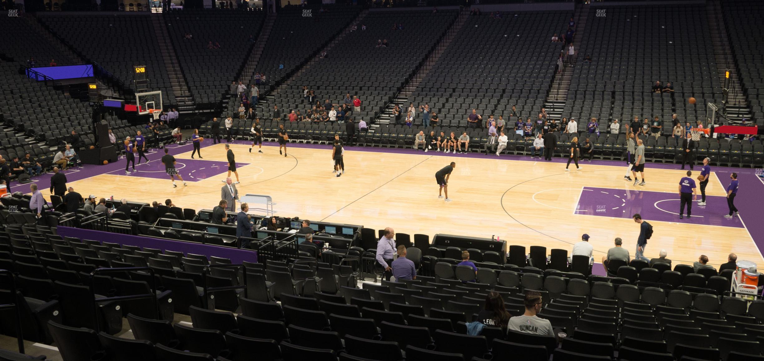 Seating view for Golden 1 Center Section 106