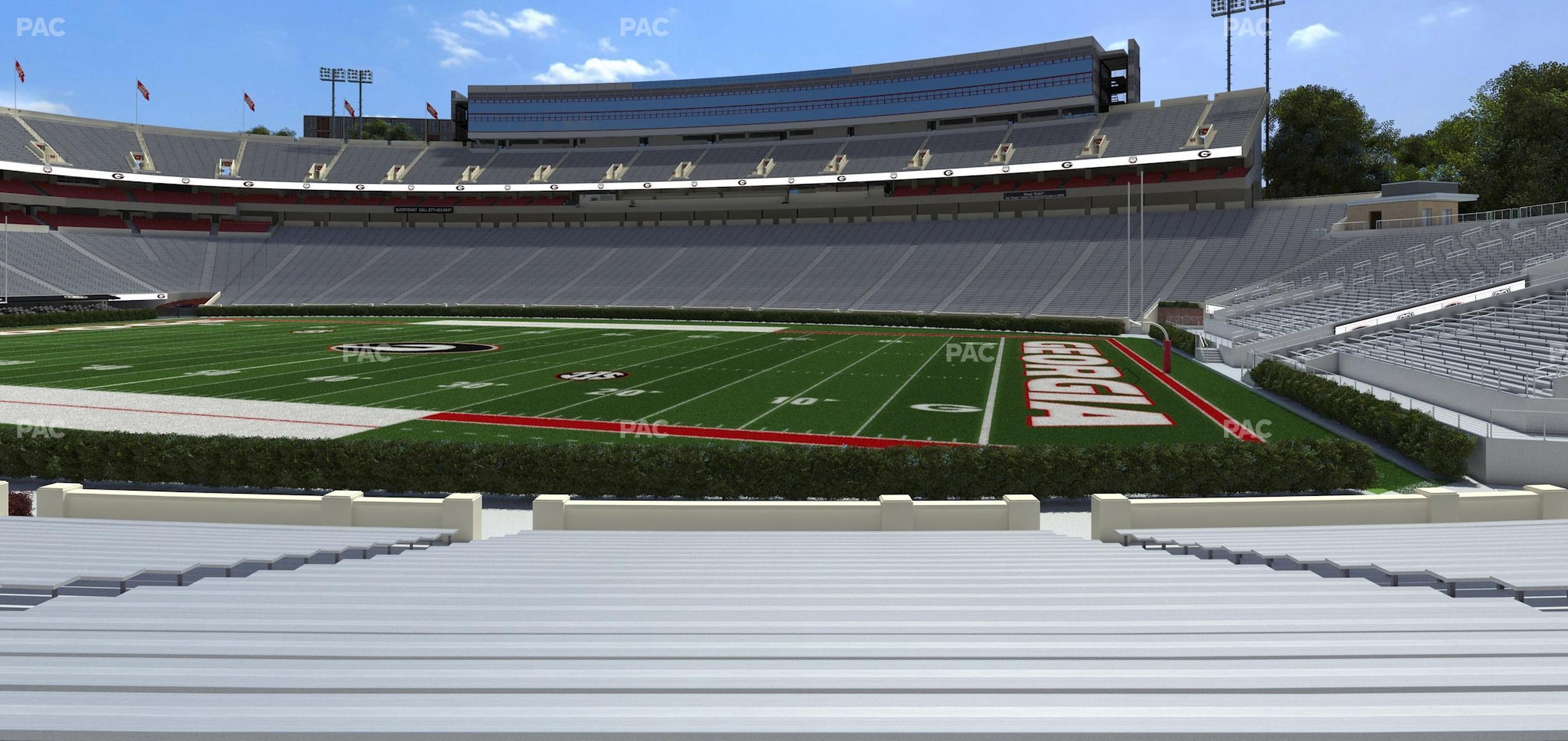 Seating view for Sanford Stadium Section 103