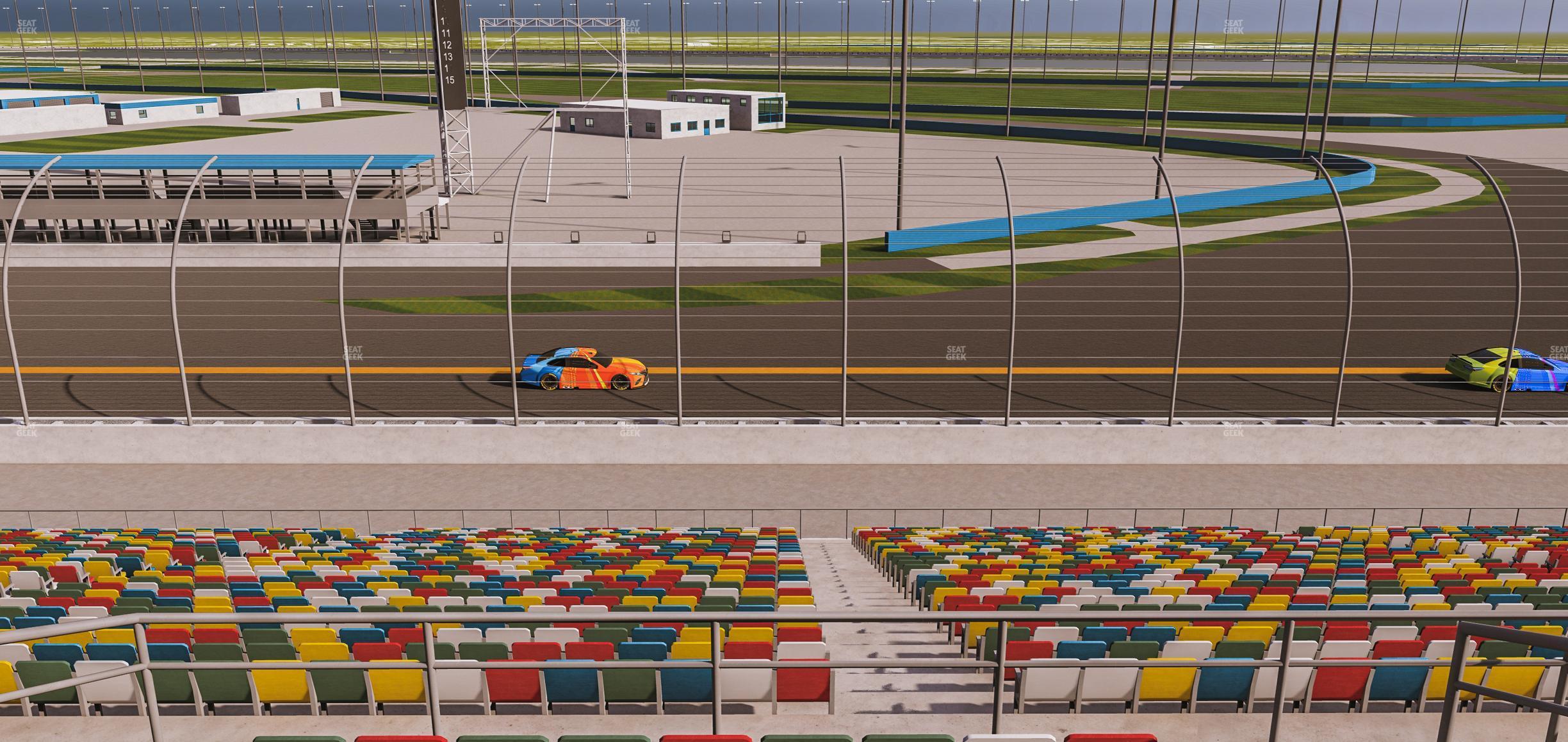 Seating view for Daytona International Speedway Section Back 169