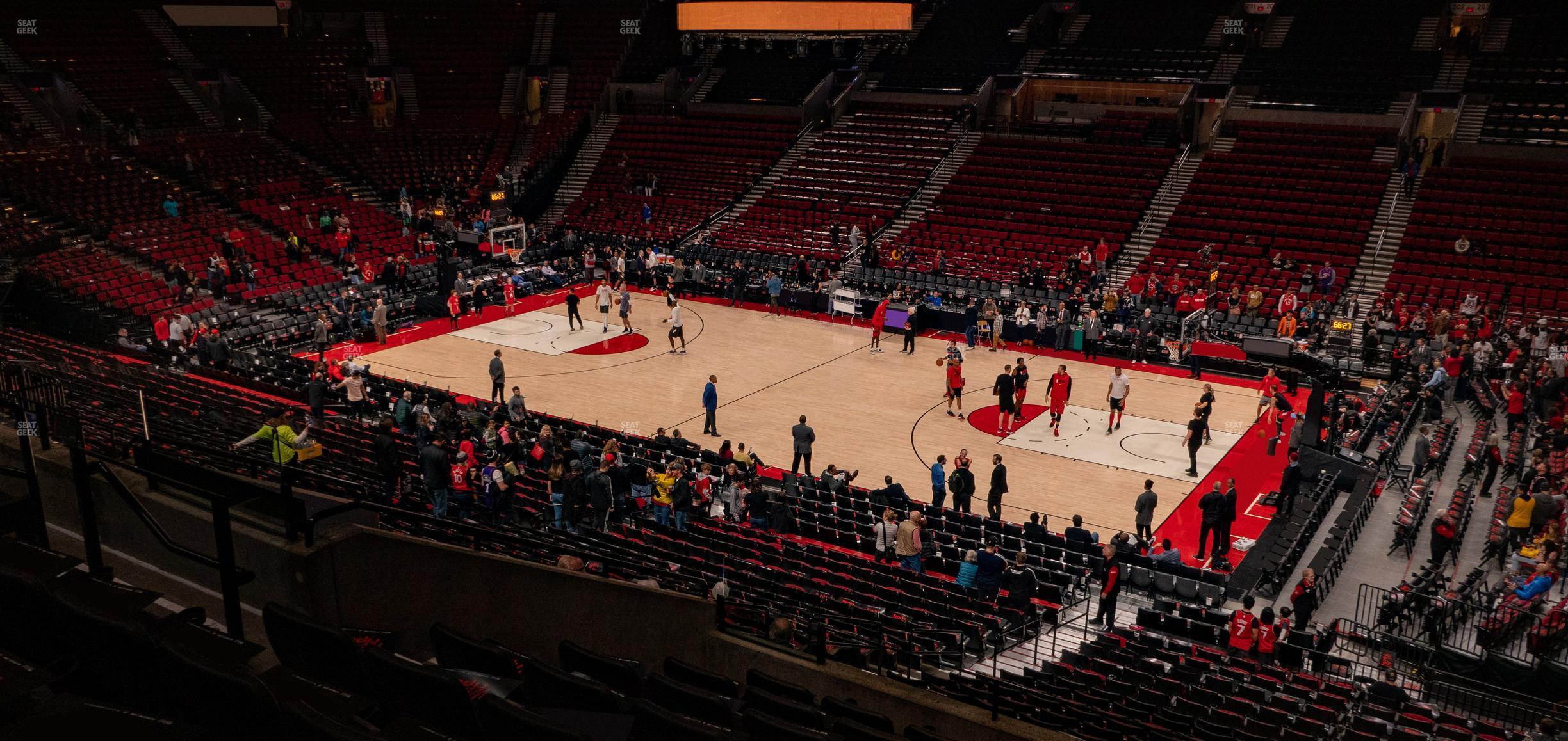 Seating view for Moda Center Section 214