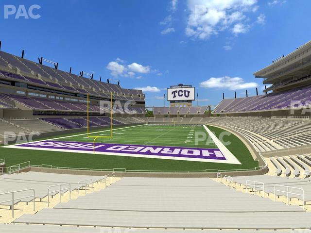 Seating view for Amon G Carter Stadium Section 131