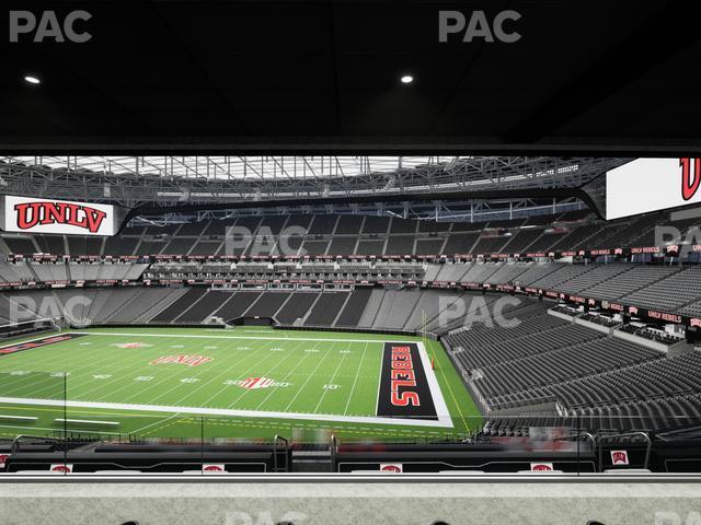 Seating view for Allegiant Stadium Section West Suite 2046