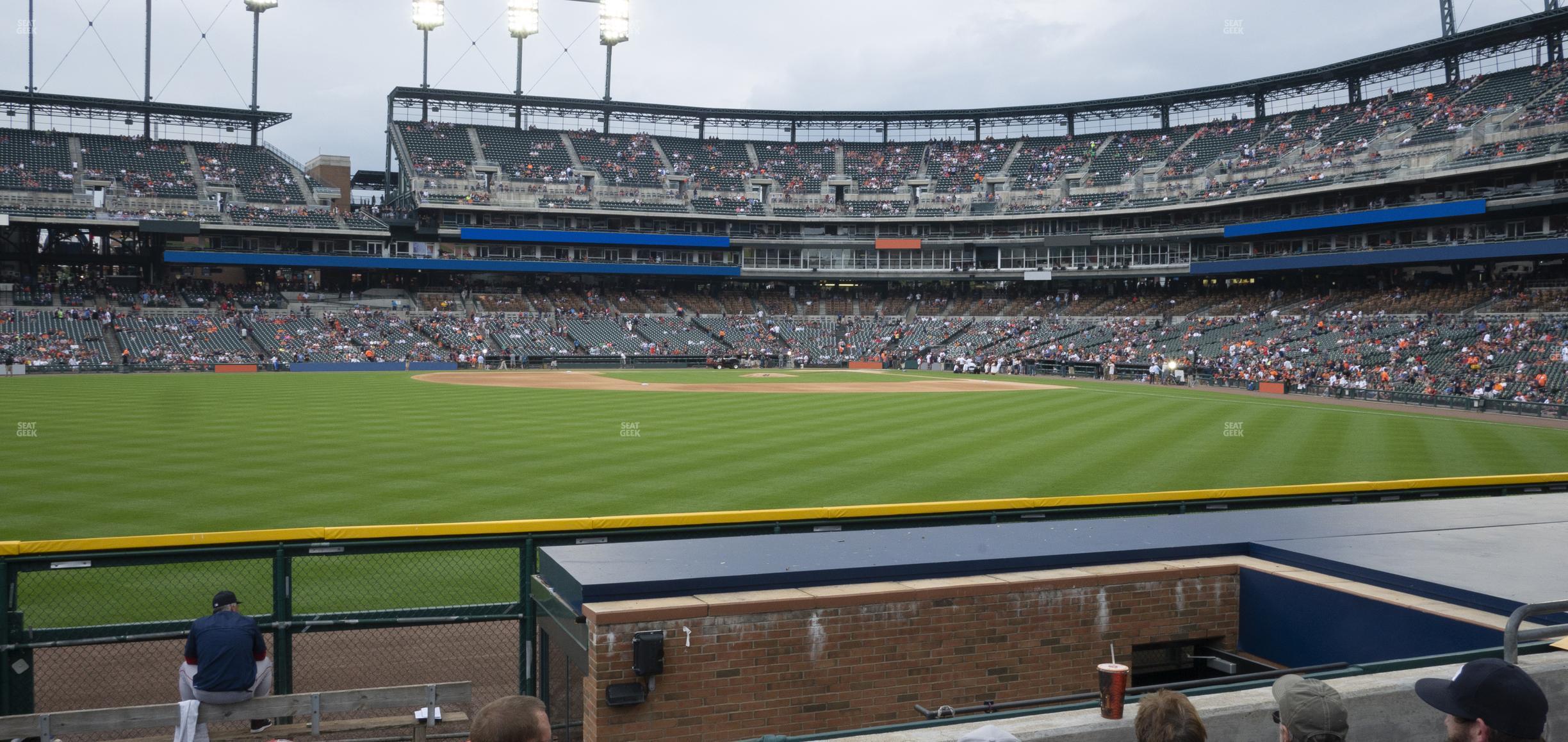 Seating view for Comerica Park Section 150