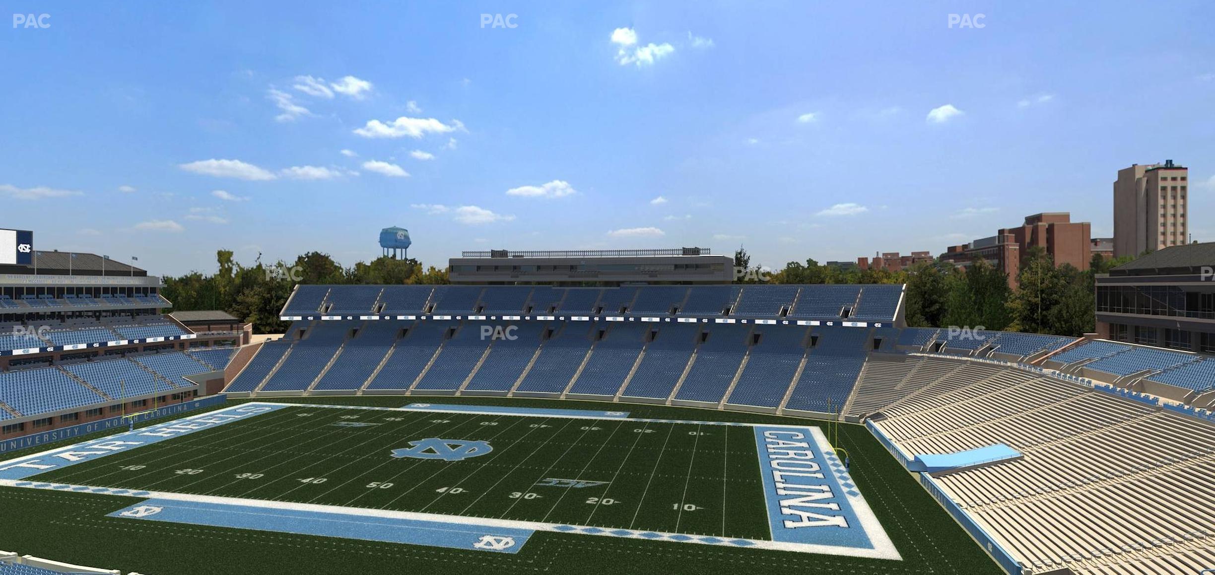 Seating view for Kenan Memorial Stadium Section 209