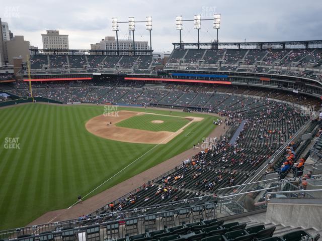 Seating view for Comerica Park Section 343