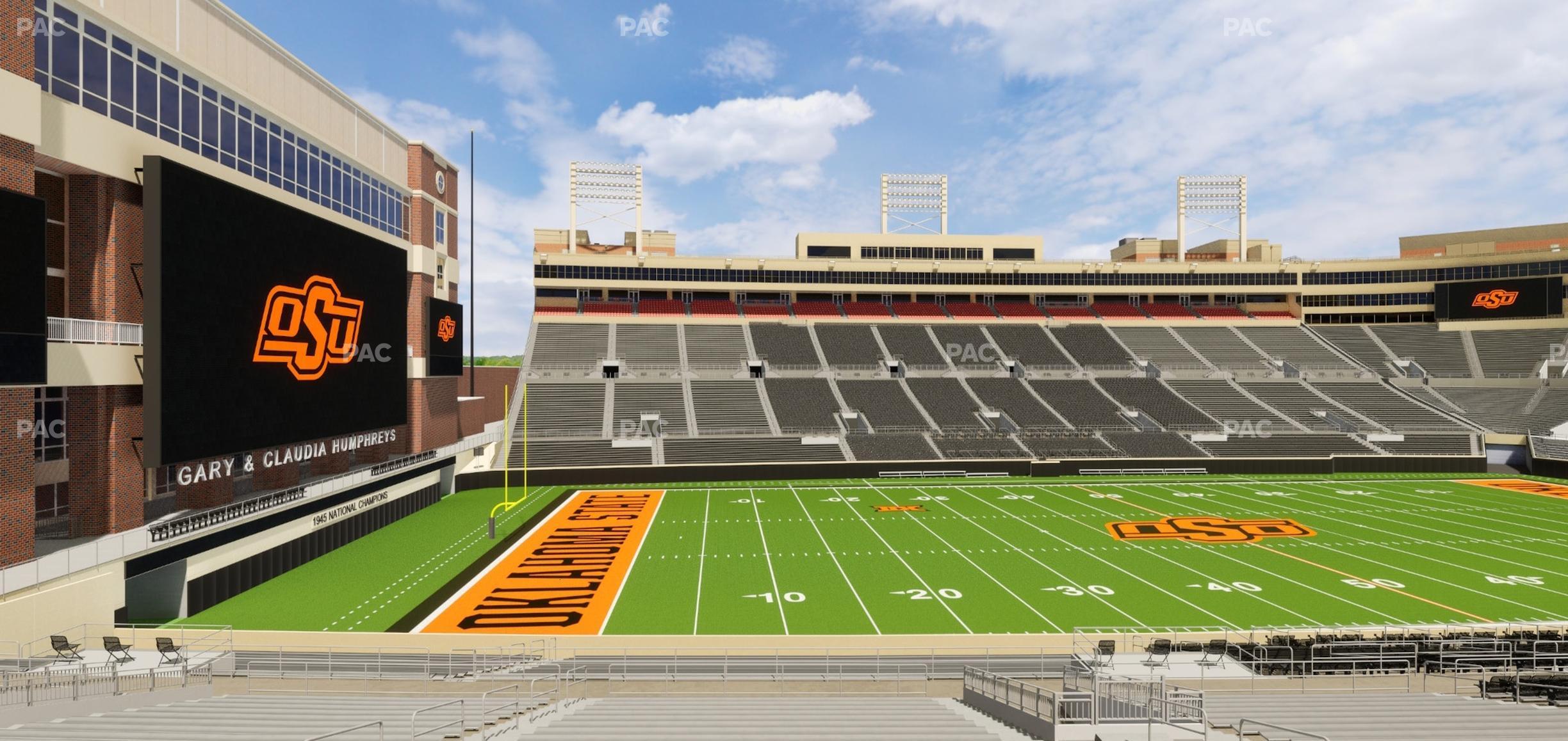 Seating view for Boone Pickens Stadium Section 139