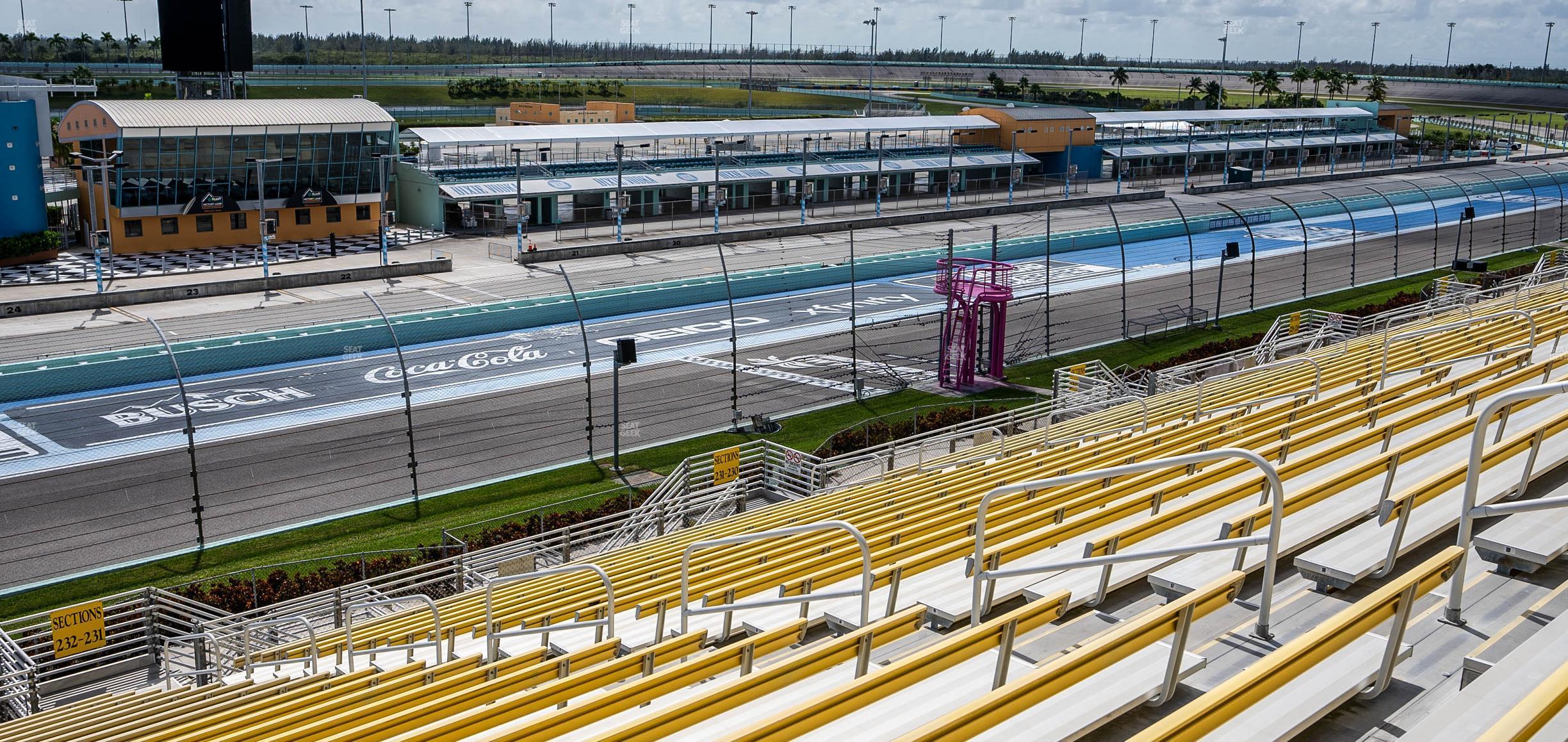 Seating view for Homestead-Miami Speedway Section 232