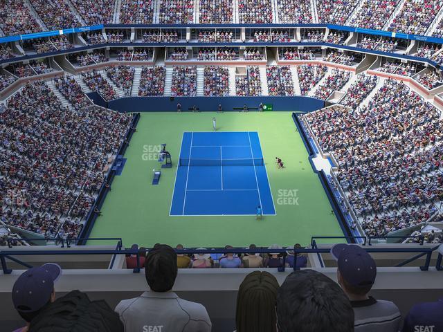 Seating view for Arthur Ashe Stadium Section 301