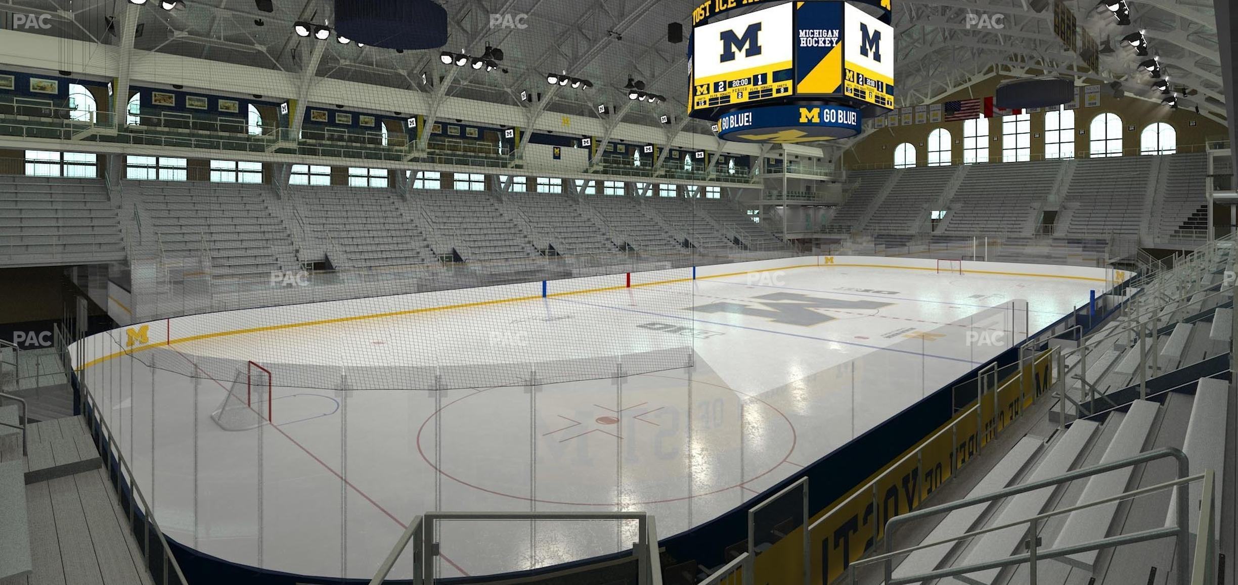 Seating view for Yost Arena Section 15