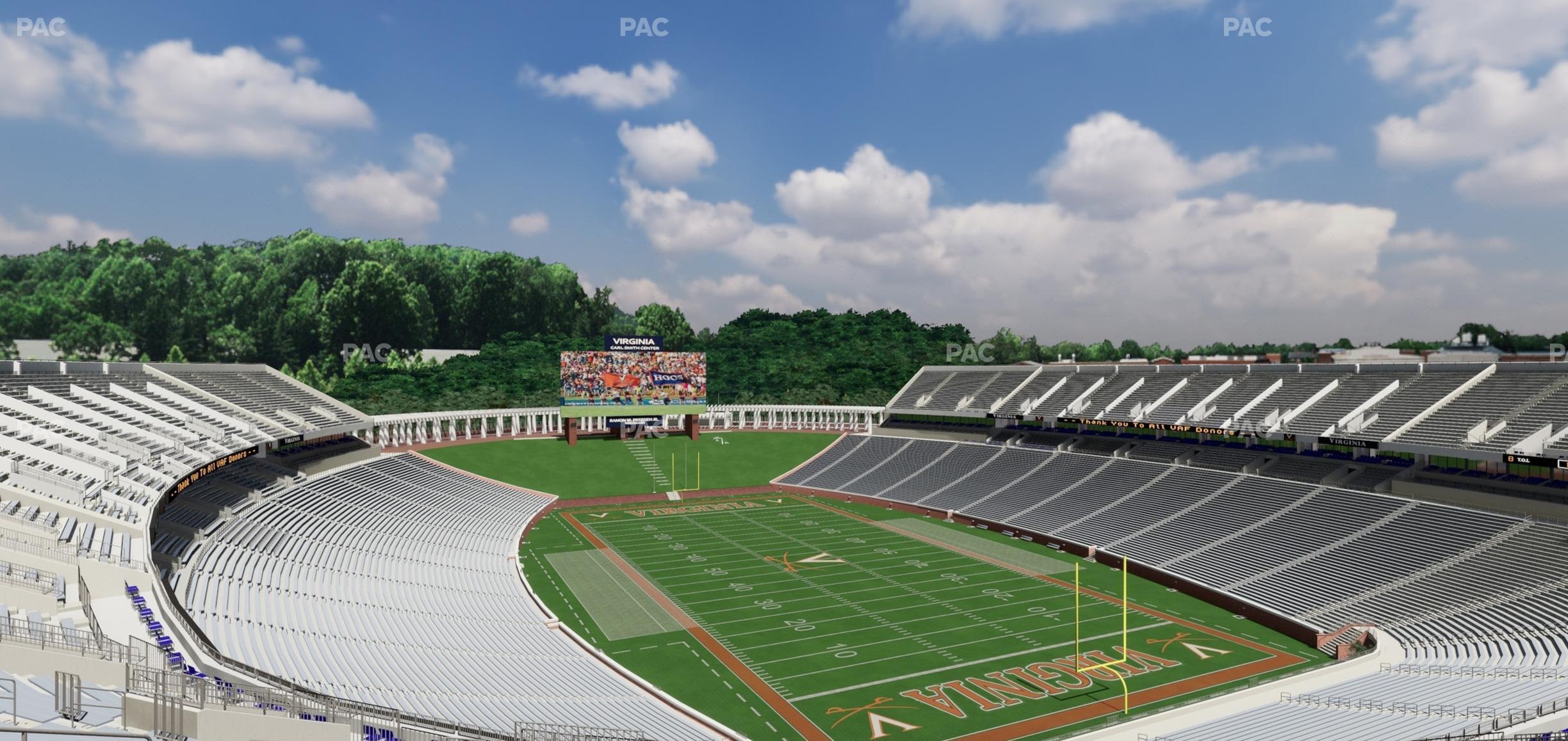 Seating view for Scott Stadium Section 524