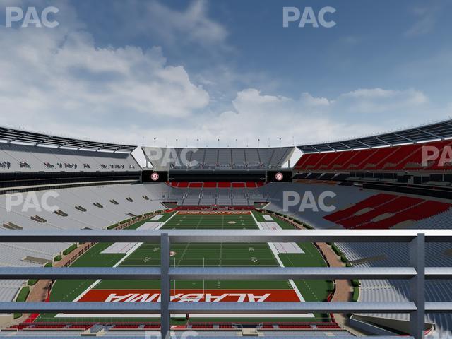 Seating view for Bryant Denny Stadium Section Nn 7